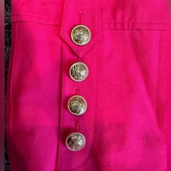 Derek Lam 10 Crosby pink cropped flare pants size 2 - Picture 6 of 8